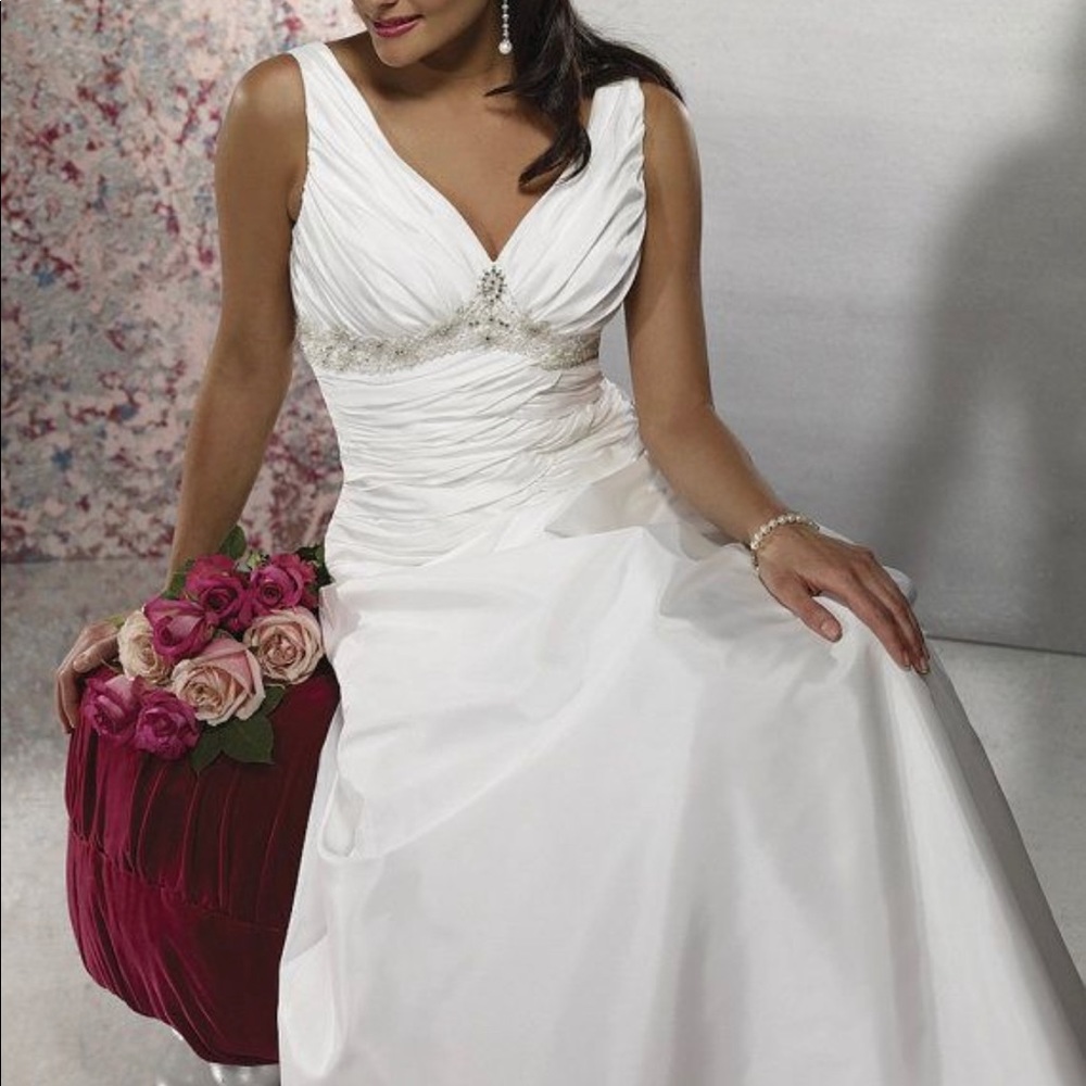 Wedding Dress, Size 10, Off White